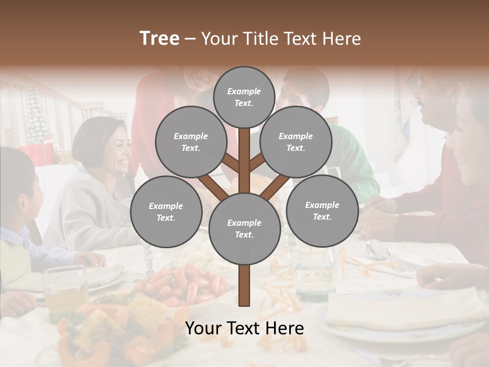 Assistance Caregiver White Background PowerPoint Template