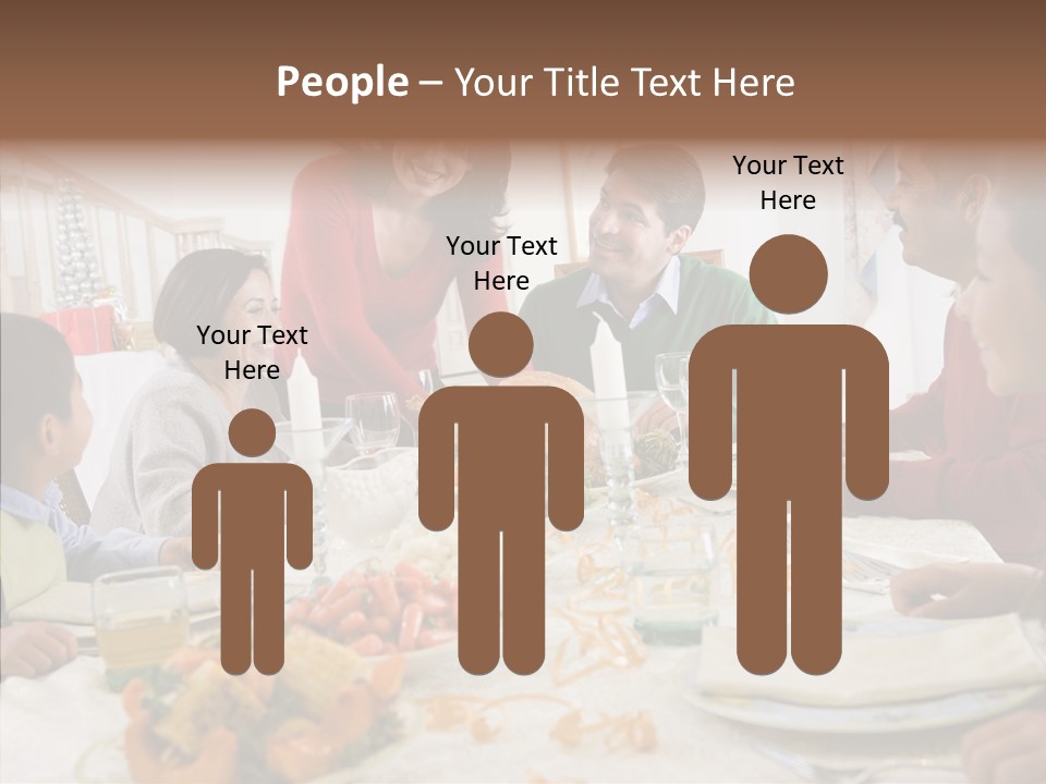 Assistance Caregiver White Background PowerPoint Template