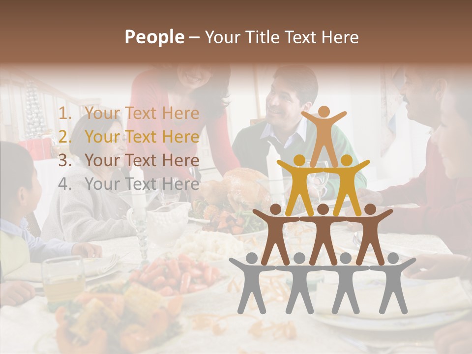 Assistance Caregiver White Background PowerPoint Template