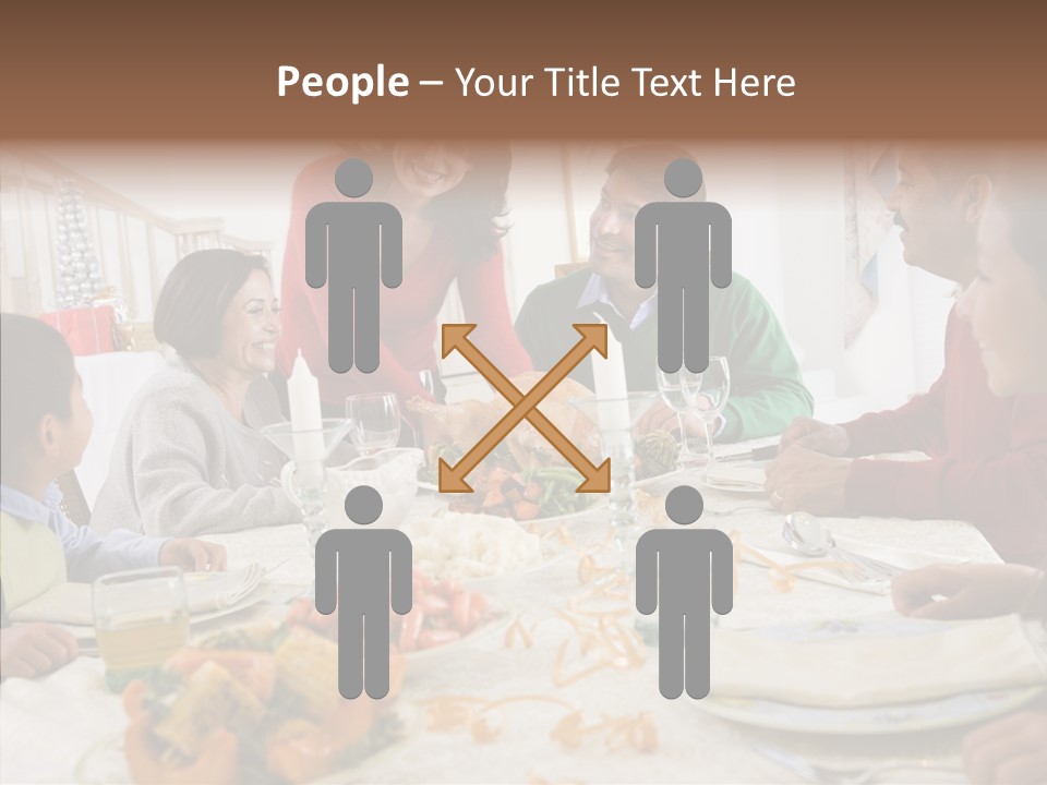 Assistance Caregiver White Background PowerPoint Template