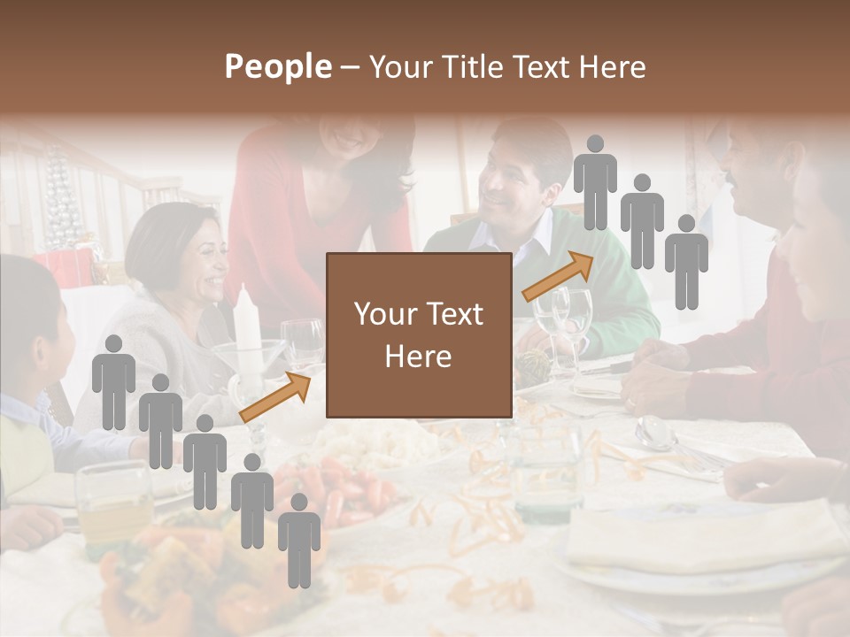 Assistance Caregiver White Background PowerPoint Template