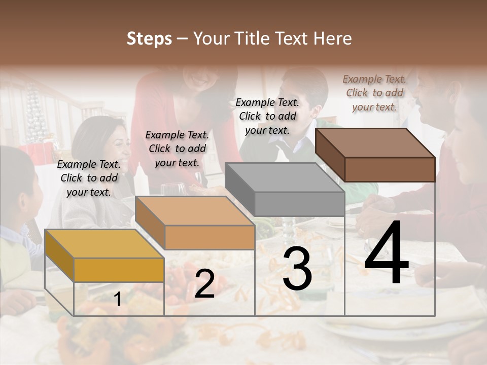 Assistance Caregiver White Background PowerPoint Template