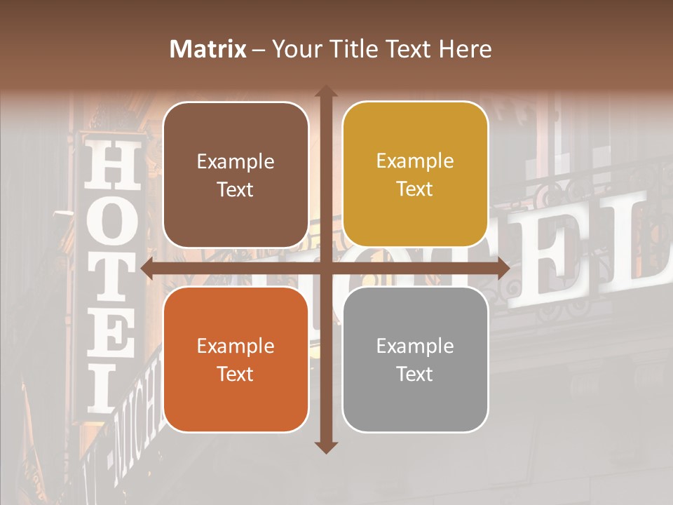 Elderly Caregiver Hold PowerPoint Template