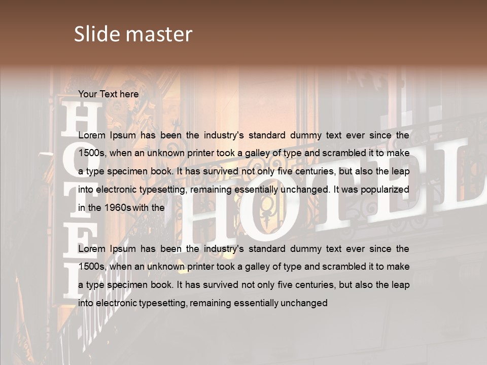 Elderly Caregiver Hold PowerPoint Template