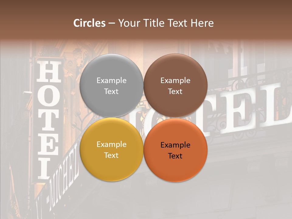 Elderly Caregiver Hold PowerPoint Template