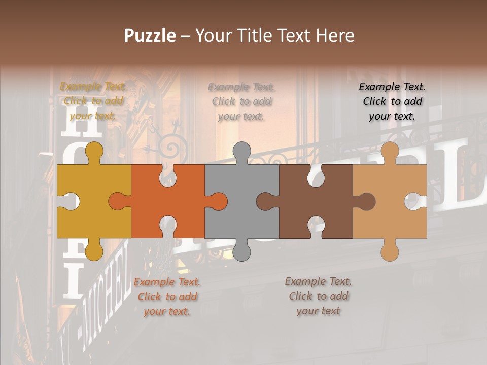 Elderly Caregiver Hold PowerPoint Template