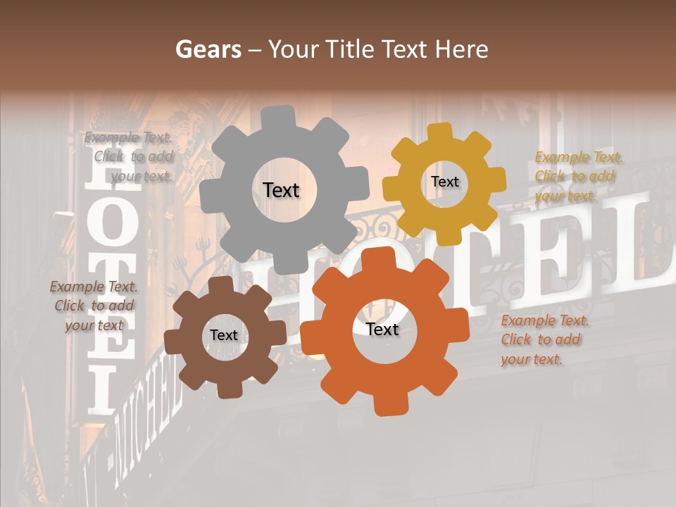 Elderly Caregiver Hold PowerPoint Template