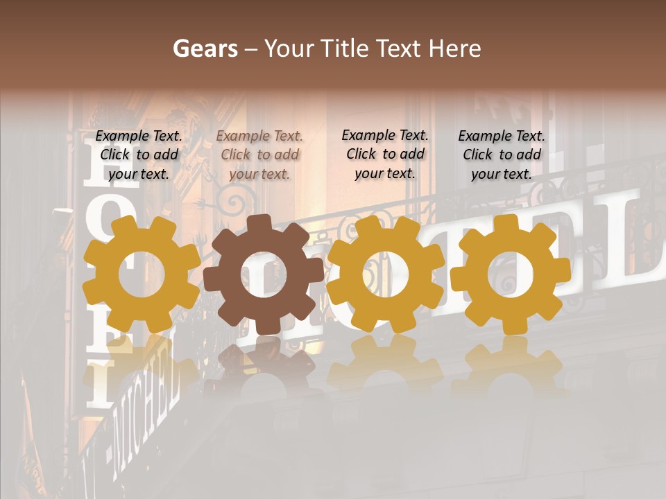 Elderly Caregiver Hold PowerPoint Template