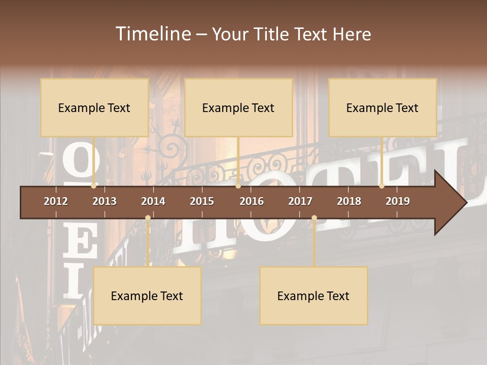 Elderly Caregiver Hold PowerPoint Template