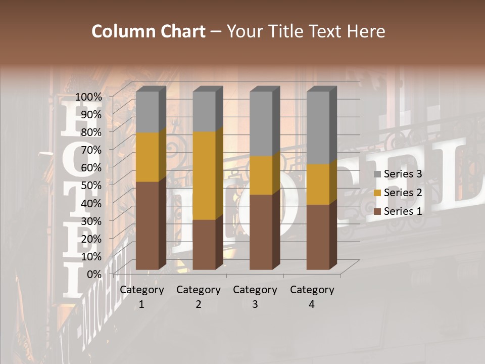 Elderly Caregiver Hold PowerPoint Template