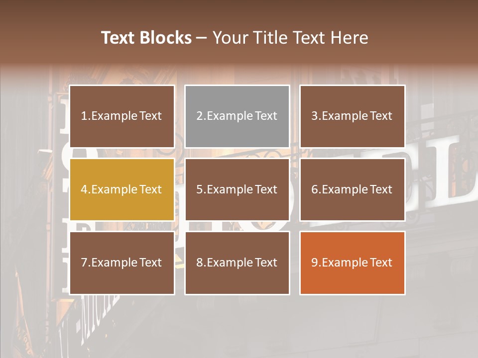 Elderly Caregiver Hold PowerPoint Template