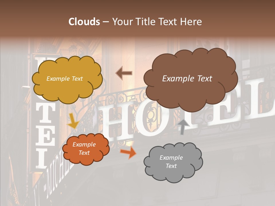 Elderly Caregiver Hold PowerPoint Template