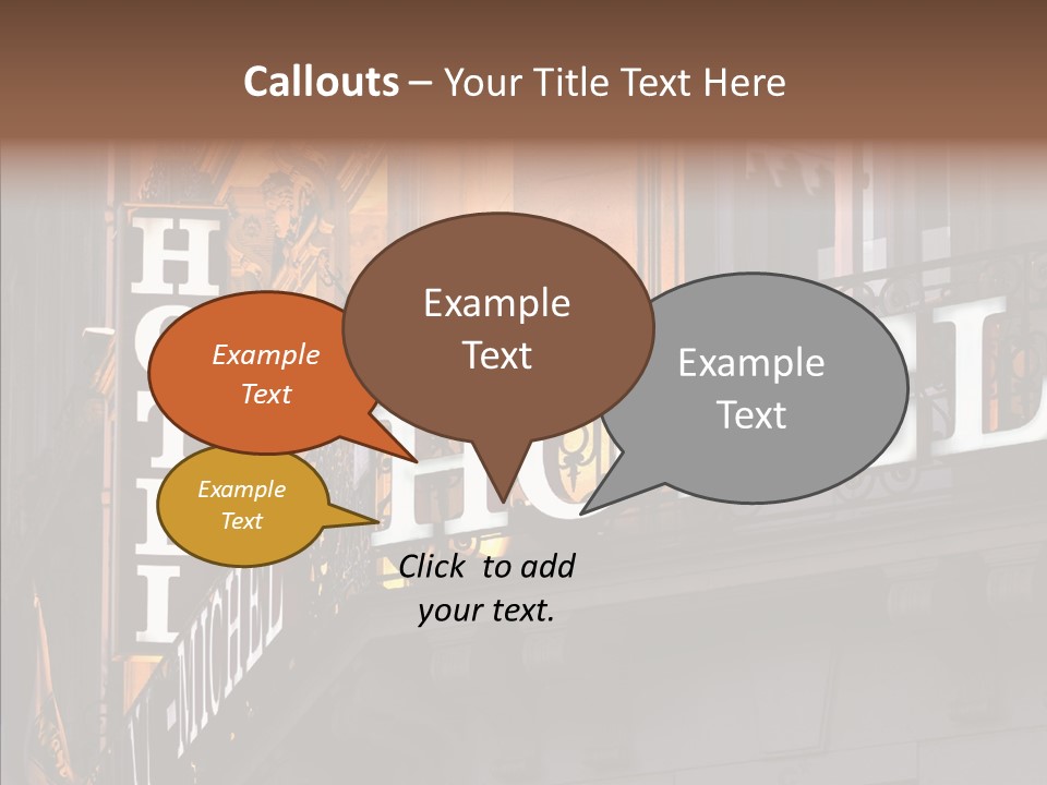 Elderly Caregiver Hold PowerPoint Template