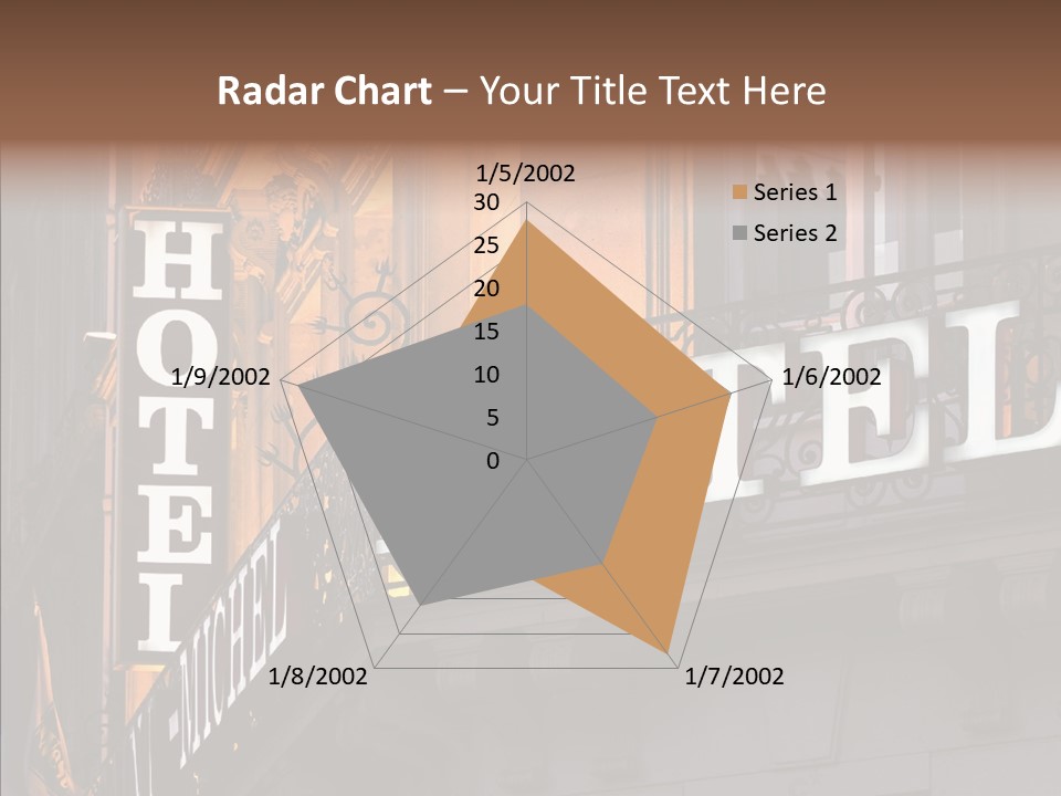 Elderly Caregiver Hold PowerPoint Template