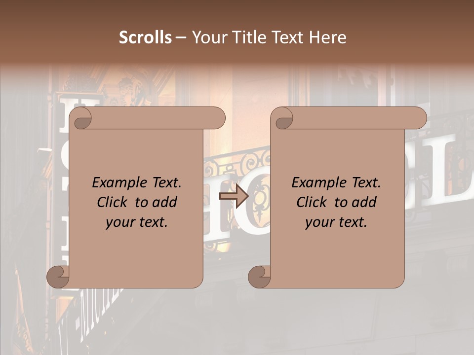 Elderly Caregiver Hold PowerPoint Template