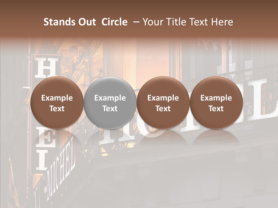 Elderly Caregiver Hold PowerPoint Template