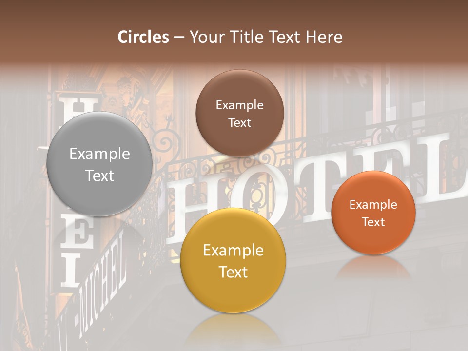 Elderly Caregiver Hold PowerPoint Template