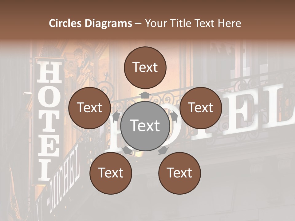 Elderly Caregiver Hold PowerPoint Template