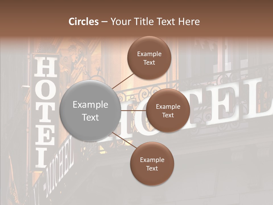 Elderly Caregiver Hold PowerPoint Template