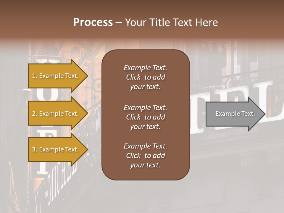 Elderly Caregiver Hold PowerPoint Template