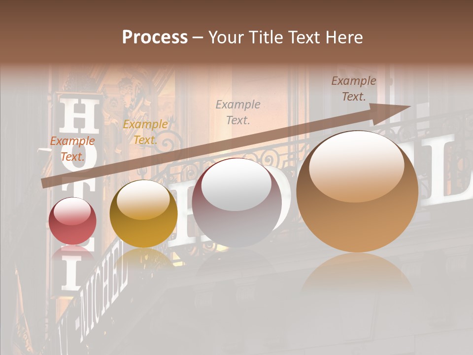 Elderly Caregiver Hold PowerPoint Template