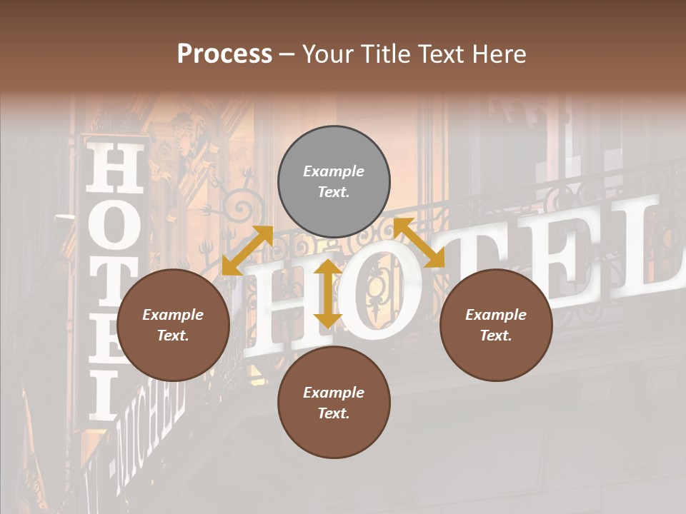 Elderly Caregiver Hold PowerPoint Template