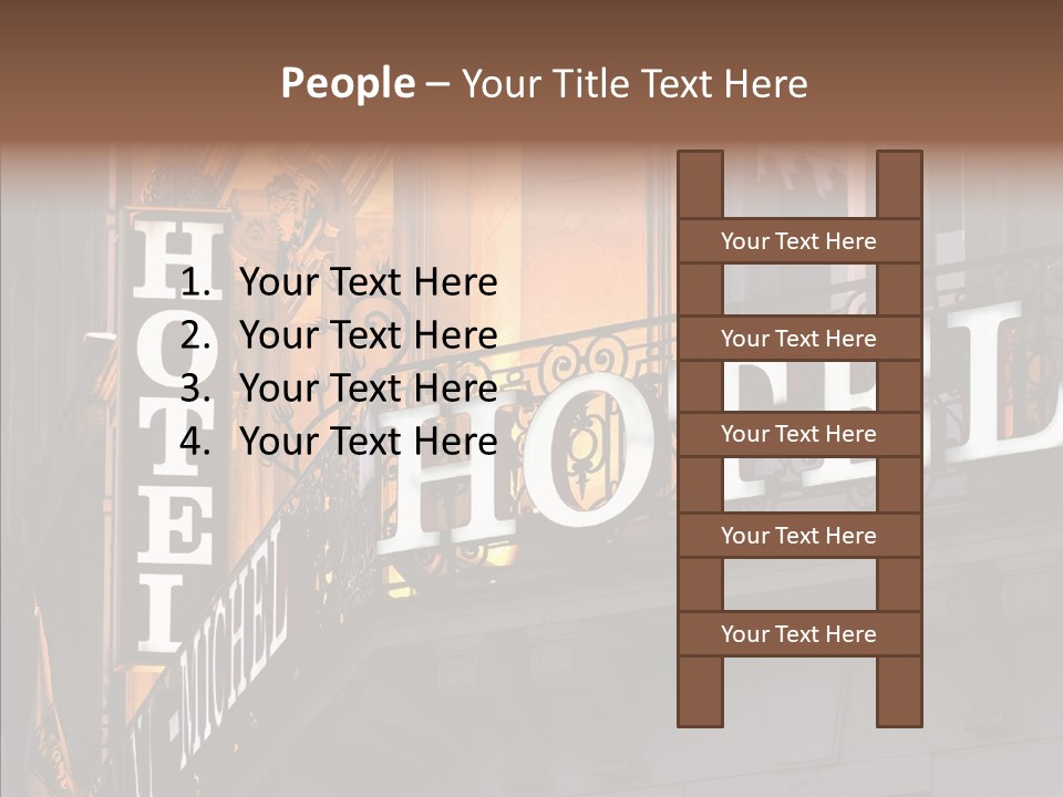 Elderly Caregiver Hold PowerPoint Template