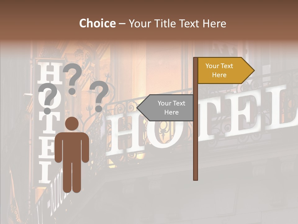 Elderly Caregiver Hold PowerPoint Template