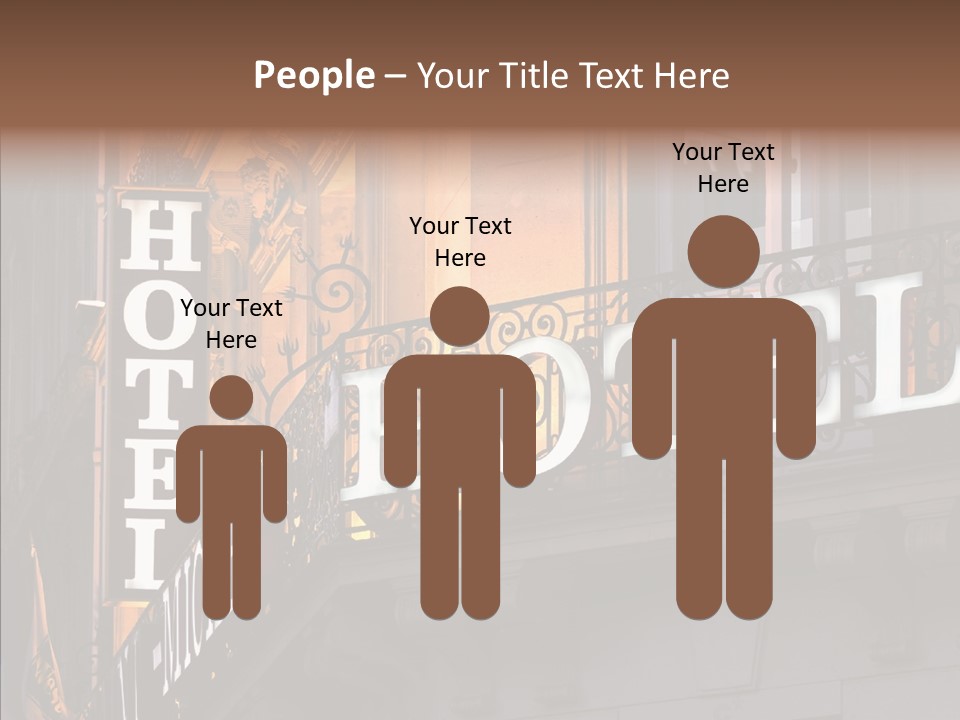 Elderly Caregiver Hold PowerPoint Template