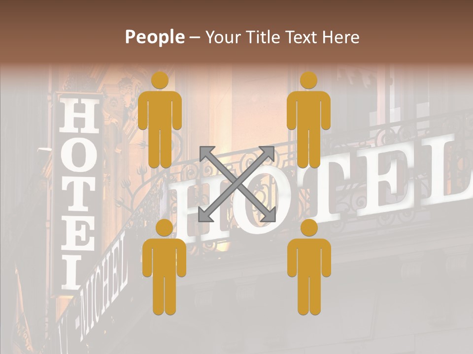 Elderly Caregiver Hold PowerPoint Template