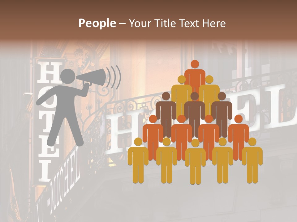 Elderly Caregiver Hold PowerPoint Template