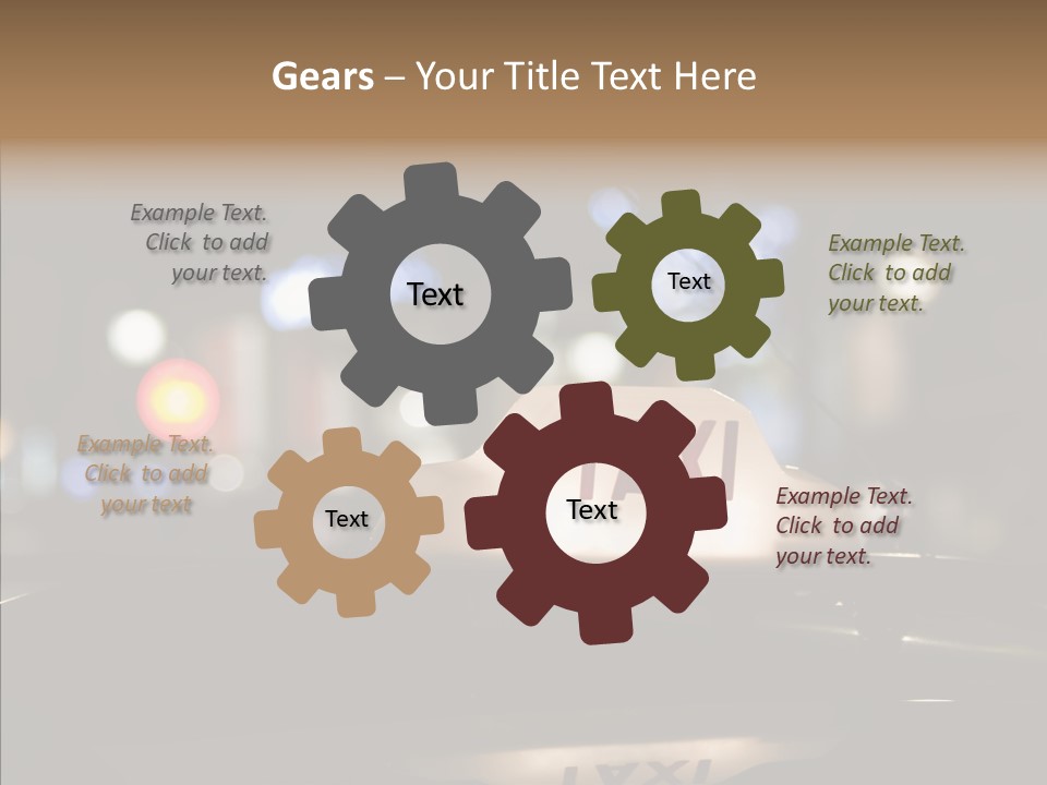 Senior  Hand Assist PowerPoint Template