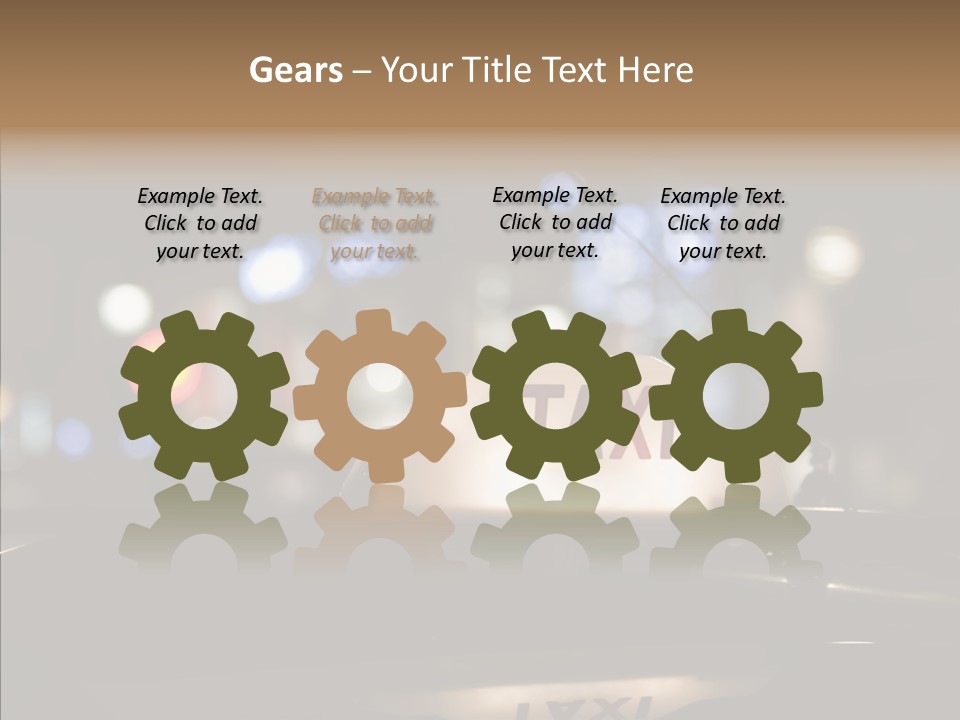 Senior  Hand Assist PowerPoint Template