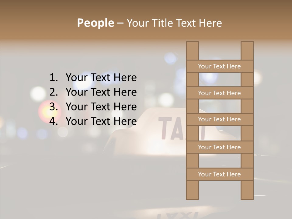 Senior  Hand Assist PowerPoint Template