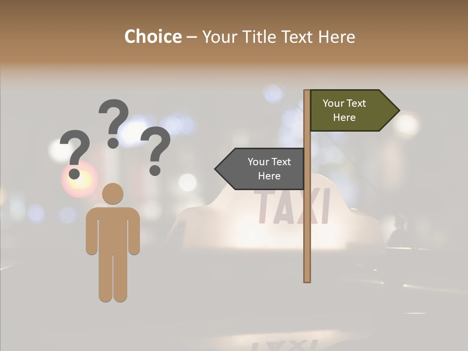 Senior  Hand Assist PowerPoint Template