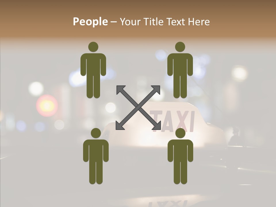 Senior  Hand Assist PowerPoint Template