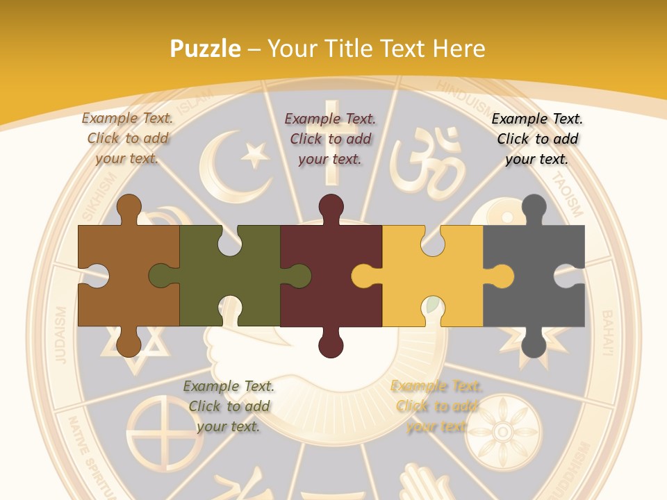 Female Togetherness Elderly PowerPoint Template