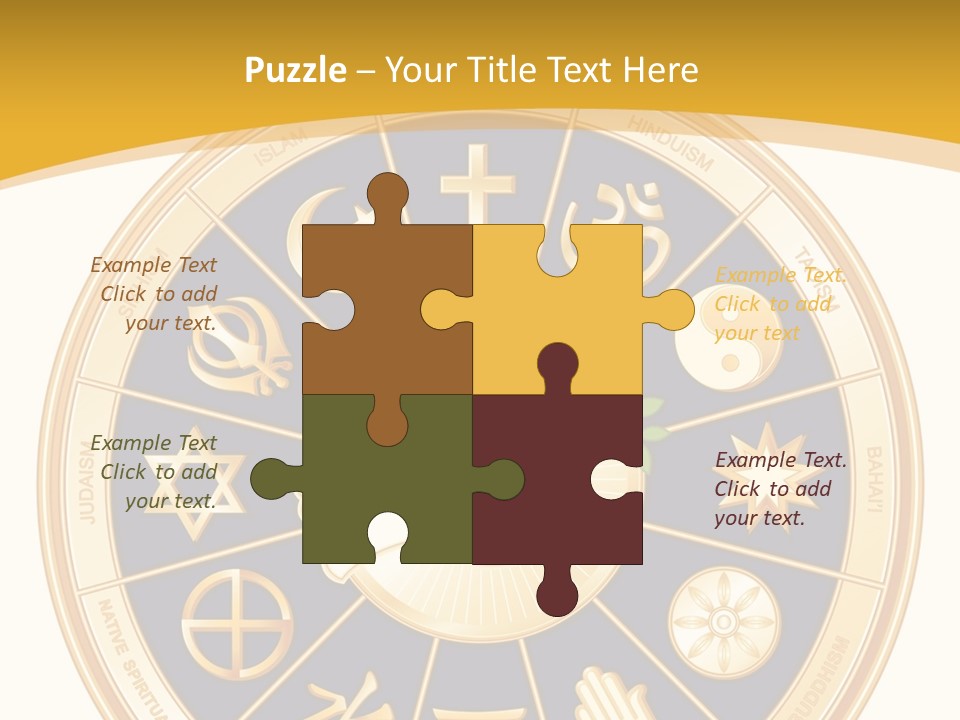 Female Togetherness Elderly PowerPoint Template