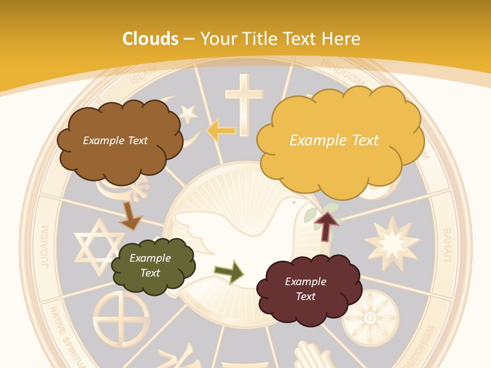 Female Togetherness Elderly PowerPoint Template