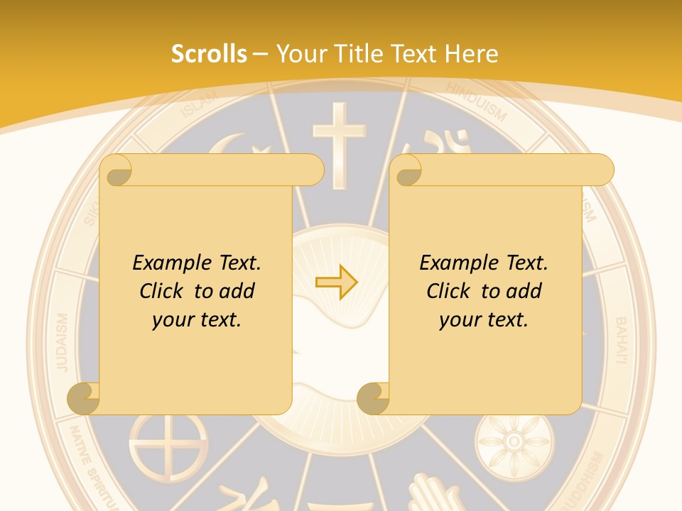 Female Togetherness Elderly PowerPoint Template