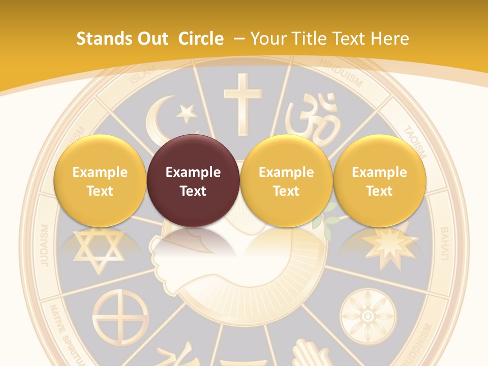 Female Togetherness Elderly PowerPoint Template