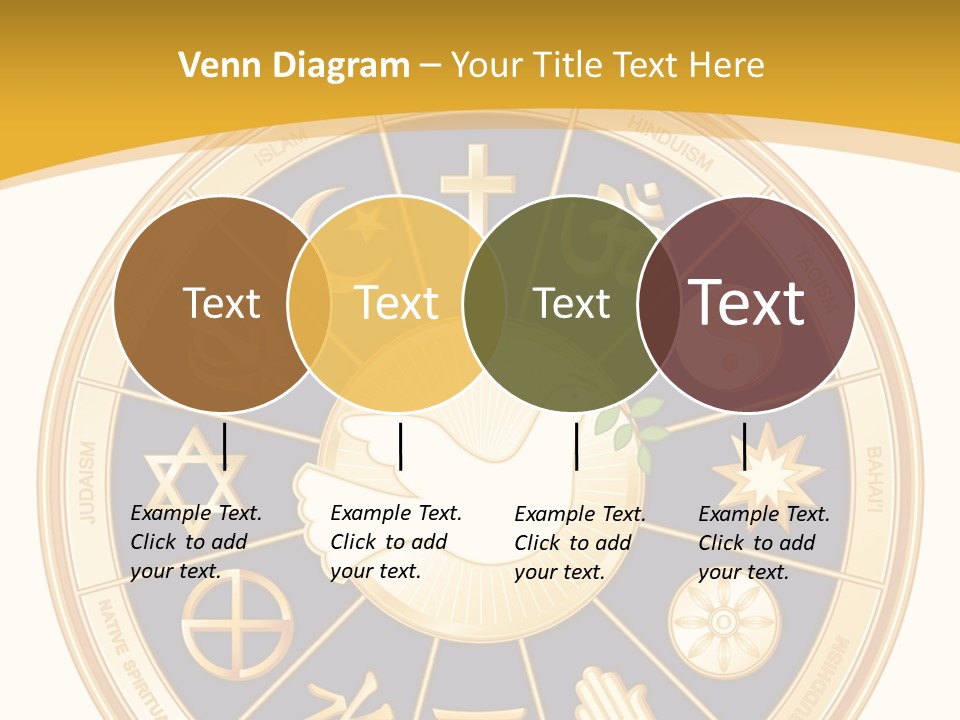 Female Togetherness Elderly PowerPoint Template