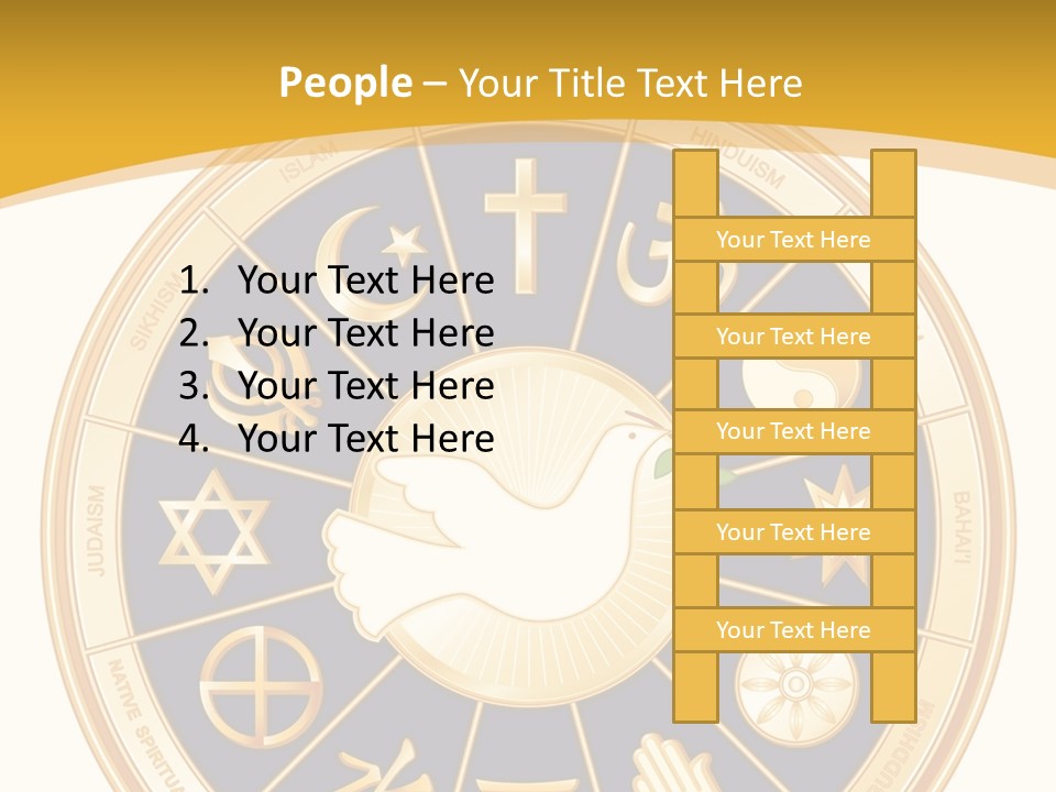 Female Togetherness Elderly PowerPoint Template