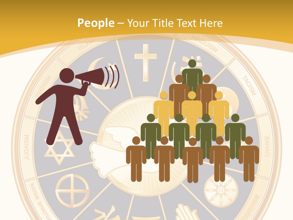 Female Togetherness Elderly PowerPoint Template