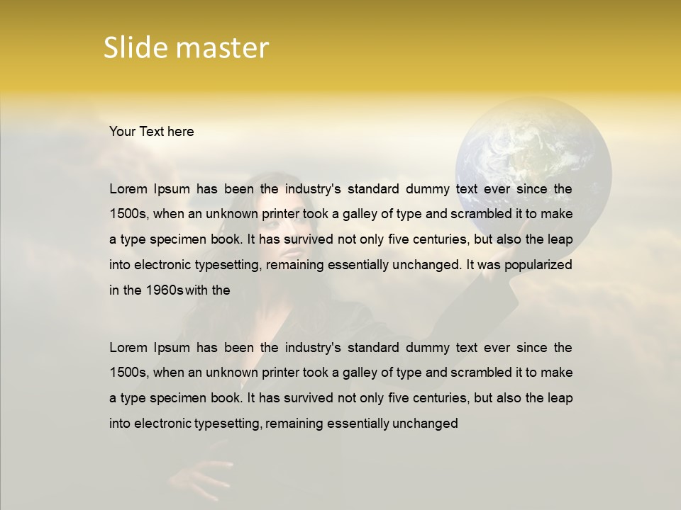 Elderly  Old PowerPoint Template