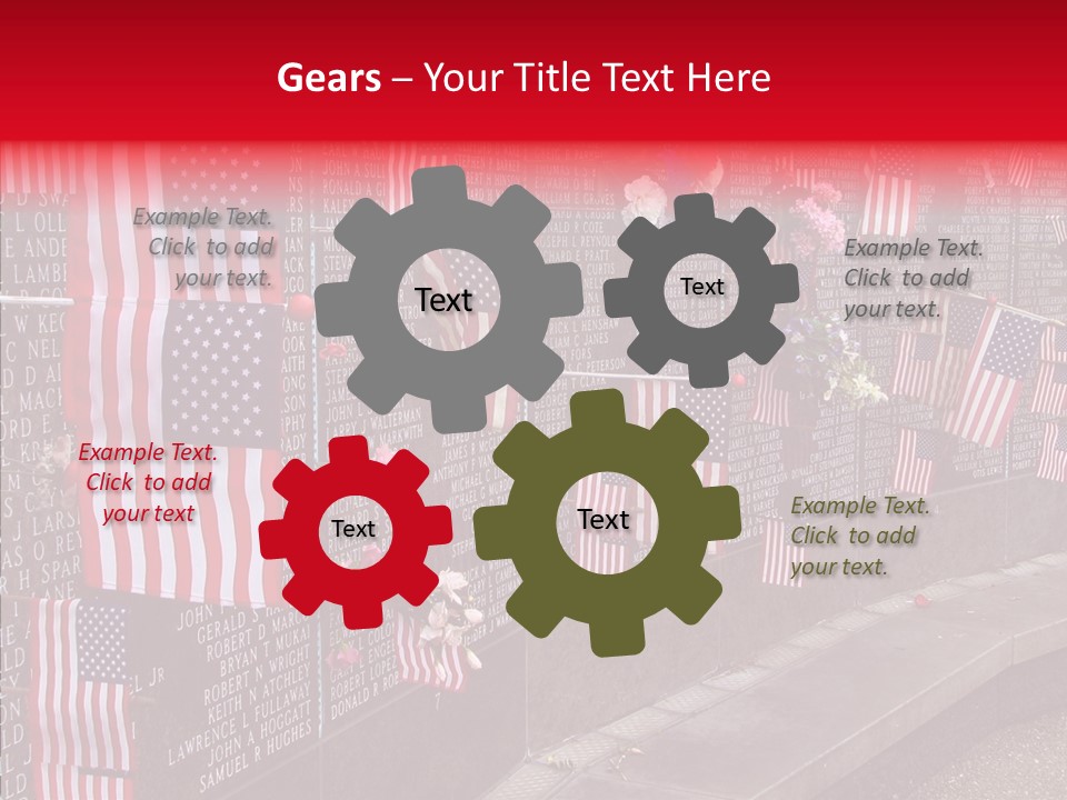 Elderly Hand Grandmother PowerPoint Template