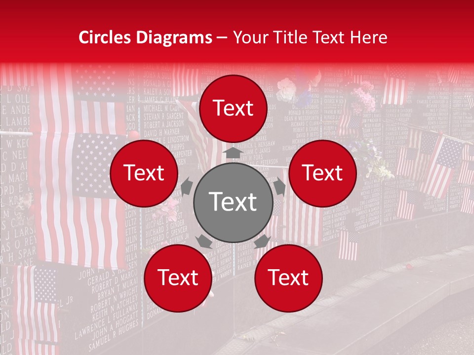 Elderly Hand Grandmother PowerPoint Template