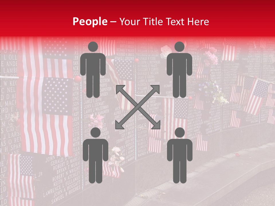 Elderly Hand Grandmother PowerPoint Template