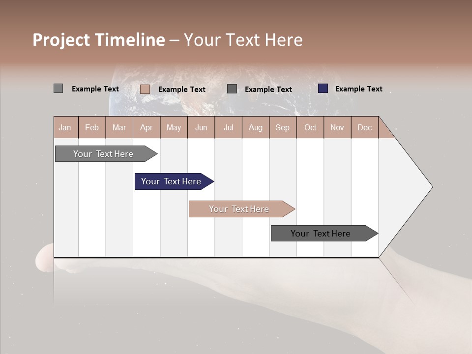 Touching Grandmother White Background PowerPoint Template