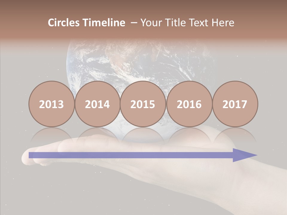 Touching Grandmother White Background PowerPoint Template